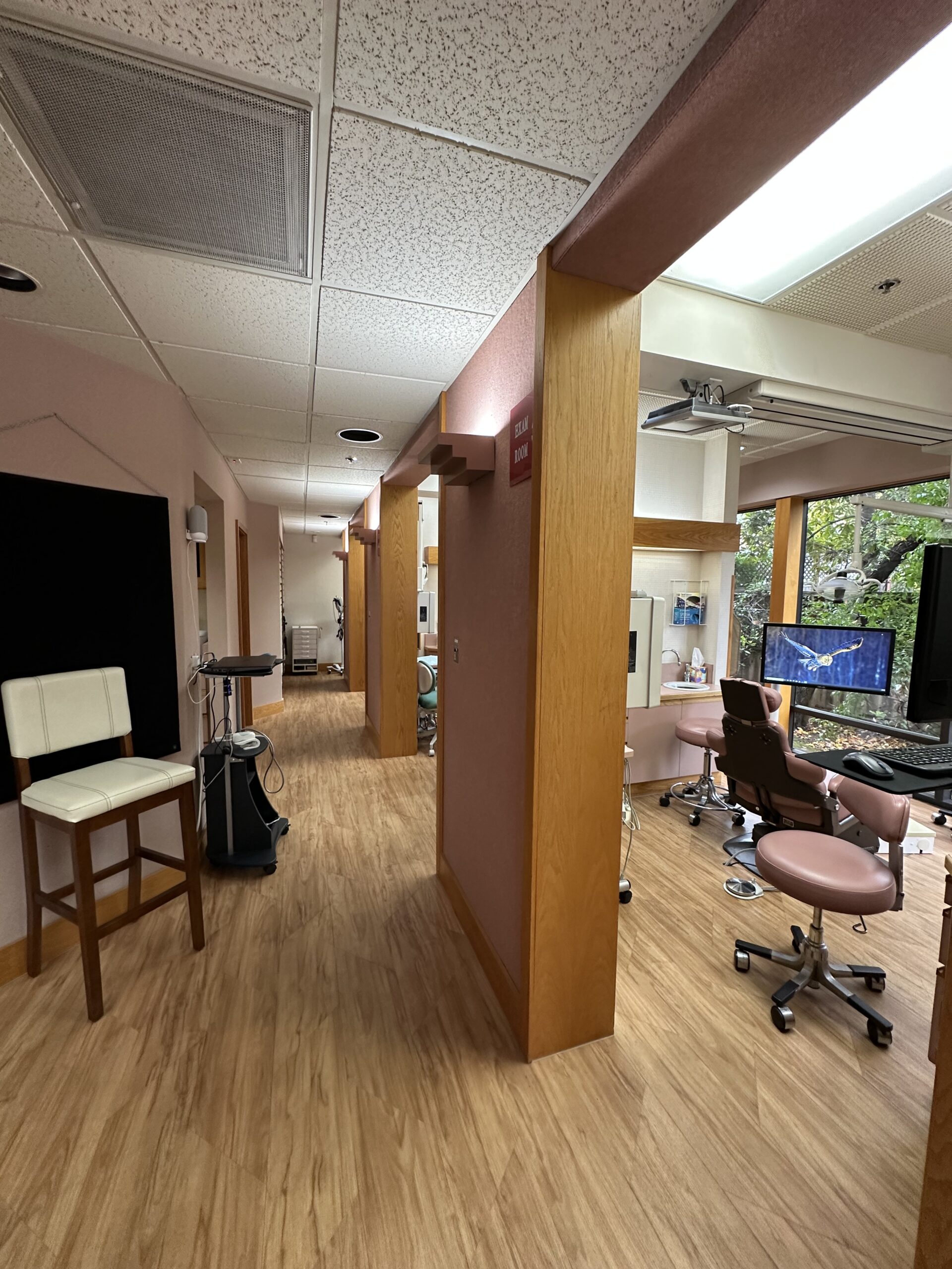 Clean and organized dental office environment